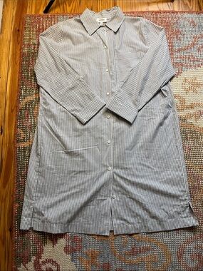 NWOT Haven Cotton Poplin Gingham Sleep Dress Size M